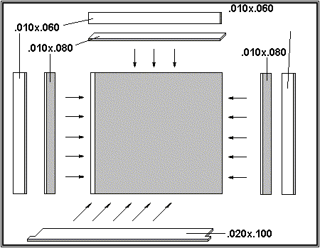 Details of doorframe construction