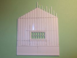 Campbell Depot Model Front Wall