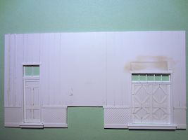 Campbell Depot Model Front Wall