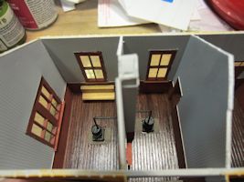 Campbell Depot Model Interior