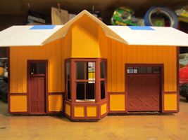 Campbell Depot Model Roof Panels Installed